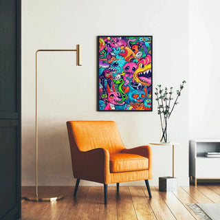 Pop Art Poster - Chromatic Explosion