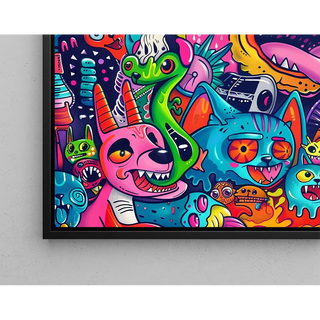 Pop Art Poster - Chromatic Explosion