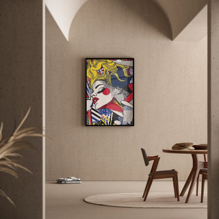 Pop Art Poster, titled - Beauty in Motion