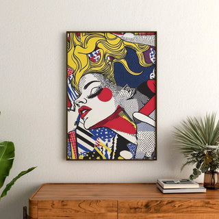 Pop Art Poster, titled - Beauty in Motion