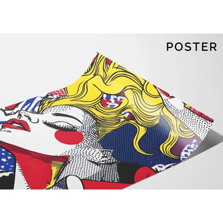 Pop Art Poster, titled - Beauty in Motion