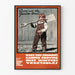 Vintage kinderposter met tuingereedschap en schep