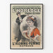 Vintage poster van Concert-Wandeling van de Klok op de Champs-Élysées