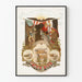 Vintage poster van Lager Bier door Conrad Stein New York