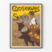 Vintage poster Conserve Saxon - Retro wanddecoratie