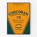 Poster Corcoran School of Art 75 Briljante Cursussen Oranje en Zwart