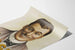 Vintage portretposter met expressieve uitstraling Cosset