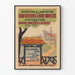 Vintage Poster Tentoonstelling van Goedkope Woonruimte