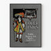 Vintage Poster Cover Inkt Buffalo Drukinkt Werk