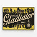 Vintage reclameposter Cycles Gladiator Parijs — ingelijst kunstwerk aan de muur