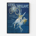 Vintage poster van Cycles Brillant voor de Wereldtentoonstelling 1900