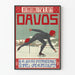 Vintage Poster Davos Internationaal Schaatsen 1913