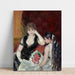 Reproductie van het schilderij van Een loge in het theater - Pierre-Auguste Renoir