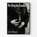 Vintage poster van de illegale camera in zwart-wit
