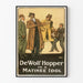 Vintage poster DeWolf Hopper in een matinee-idool