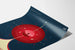 Decoratief Poster Diepe Ruimte Atomaire Klok NASA Rood