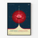 Decoratief Poster Diepe Ruimte Atomaire Klok NASA Rood