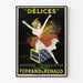 Vintage poster Délices Nouilles Coquillettes aux Œufs Ferrand & Renaud