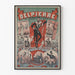 Vintage poster van de concerten in Parijs Delpierre - Artistieke wanddecoratie