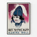 Vintage poster Den Siste Dans met Karina Bell - Artistieke wanddecoratie