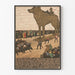 Decorative Poster The Giant Wooden Wolf