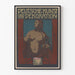 Vintage Poster Deutsche Kunst und Dekoration mit Menschelijk Figuur