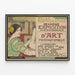 Vintage poster van de internationale tentoonstelling voor fotografische kunst 1896 — ingelijst kunstwerk aan de muur