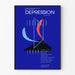 Poster Depressie en Behandeling bij Ouderen - Moderne Muurdecoratie