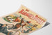 Vintage poster van Barnum & Bailey met grappige scènes met fietsen en rollers