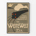 Vintage black and red train poster - Die Weite Welt