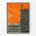 Vintage poster Die Woche door Georg Engel – Artistieke wanddecoratie