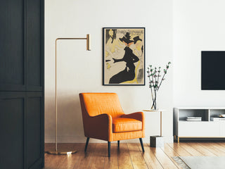Vintage poster Divan Japonais elegante muurdecoratie
