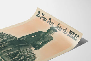 Vintage poster Werving WAAC US Army