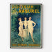 Vintage poster van Dokter Rasurel voor ondergoed en hygiënische kleding