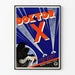 Vintage poster in Doctor X-stijl Art Deco voor muurdecoratie
