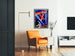 Vintage poster in Doctor X-stijl Art Deco voor muurdecoratie