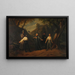 Het duel of het verzoenende hart - Édouard-Henri-Théophile Pingret — ingelijst kunstwerk aan de muur