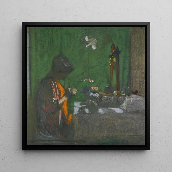 Kunstdruk Madame Hessel in haar toiletkamer - Édouard Vuillard