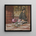 Madame Vuillard in een tulband bij de Closerie des Gents - Édouard Vuillard — ingelijst kunstwerk aan de muur