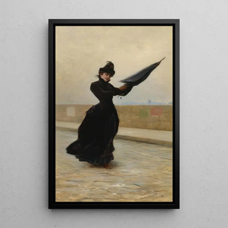 douard Bisson - A Windy Day.webp