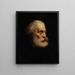 portret van Félix Pyat 1810-1889 journalist en politicus - Édouard Chantalat — ingelijst kunstwerk aan de muur