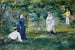 Een partijtje croquet - Édouard Manet — weergave van het kunstwerk