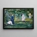 Een partijtje croquet - Édouard Manet — ingelijst kunstwerk aan de muur