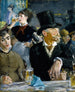 Aan de Koffie - Édouard Manet — weergave van het kunstwerk