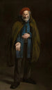 Mendiant met jas, filosoof - Édouard Manet — weergave van het kunstwerk