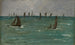Boten in Berck-sur-Mer - Édouard Manet — weergave van het kunstwerk