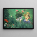 Jongen tussen de bloemen - Édouard Manet — ingelijst kunstwerk aan de muur