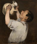 Jongen met kan en La Régalade - Édouard Manet — weergave van het kunstwerk