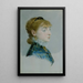 Emilie Louise Delabigne 1848-1910 genaamd Valtesse de la Bigne - Édouard Manet — ingelijst kunstwerk aan de muur