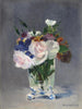 Bloemen in een kristallen vaas - Édouard Manet — weergave van het kunstwerk